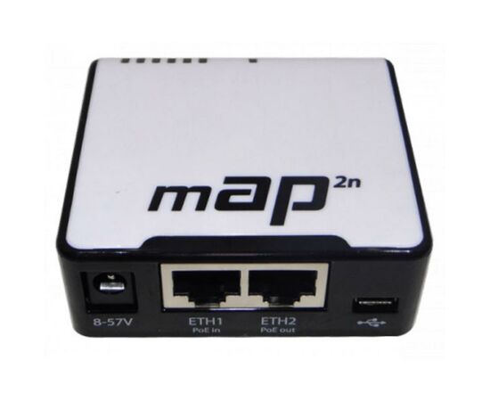 Точка доступу Wi-Fi Mikrotik RBmAP2n, зображення 6 Точка доступу Wi-Fi Mikrotik RBmAP2n, зображення 6
