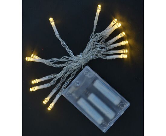 Гірлянда YES! Fun 15 LED лампочок, молочно-біла, 1,6 м (801126)
