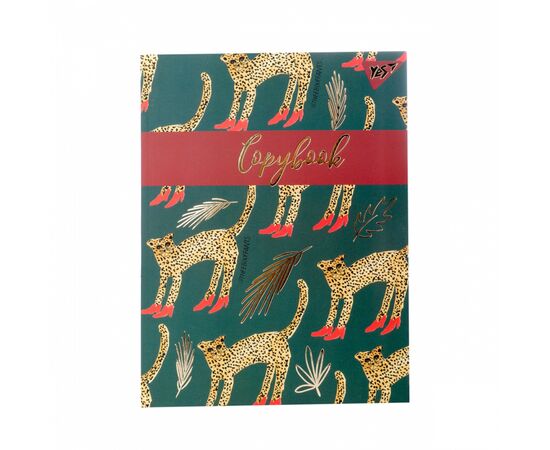 Блокнот Yes А5 / 64 л "WILD CAT" клітина (151633)