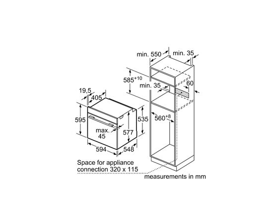 Духовой шкаф Bosch HBG7764B1, изображение 7 Духовой шкаф Bosch HBG7764B1, изображение 7