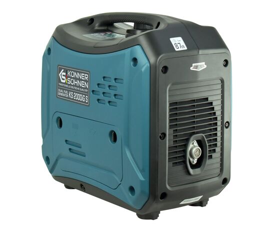 Генератор Konner&Sohnen газо-бензиновый инверторный KS 2000iG S, 230В, 2.0kW, ручной запуск, 19кг (KS2000IGS), изображение 6 Генератор Konner&Sohnen газо-бензиновый инверторный KS 2000iG S, 230В, 2.0kW, ручной запуск, 19кг (KS2000IGS), изображение 6