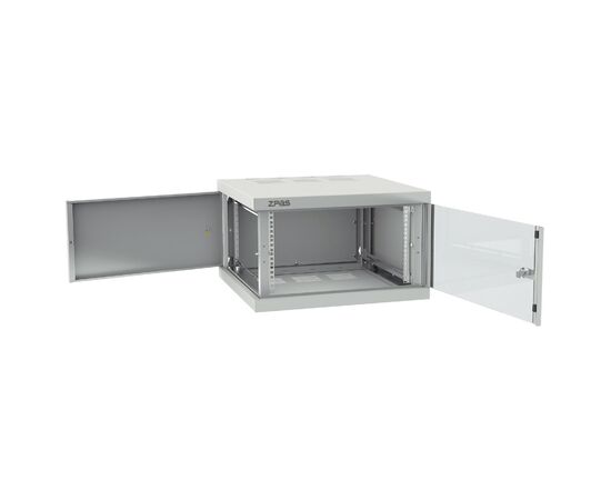 Шкаф настенный Zpas 15U 19" 600x600 Z-BOX (W-ZBOX6060-15S-011), изображение 2 Шкаф настенный Zpas 15U 19" 600x600 Z-BOX (W-ZBOX6060-15S-011), изображение 2