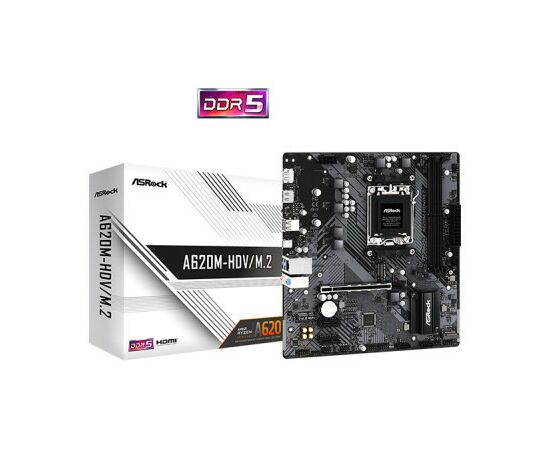 Материнская плата ASRock A620M-HDV/M.2, изображение 6 Материнская плата ASRock A620M-HDV/M.2, изображение 6