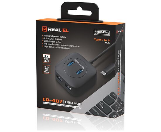 Концентратор REAL-EL CQ-407 black (EL123110011), изображение 9 Концентратор REAL-EL CQ-407 black (EL123110011), изображение 9