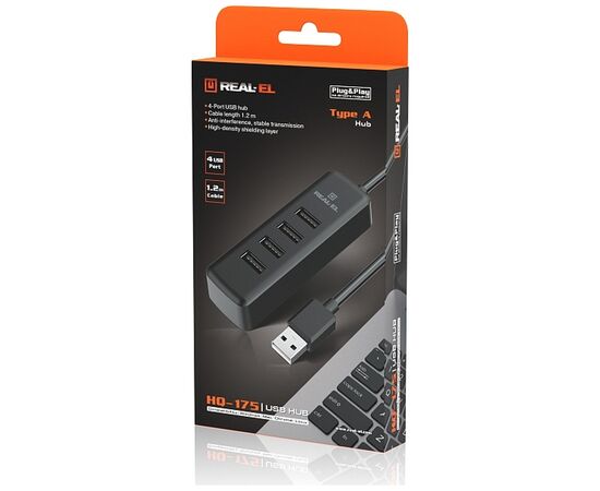 Концентратор REAL-EL HQ-175 black (EL123110008), изображение 9 Концентратор REAL-EL HQ-175 black (EL123110008), изображение 9