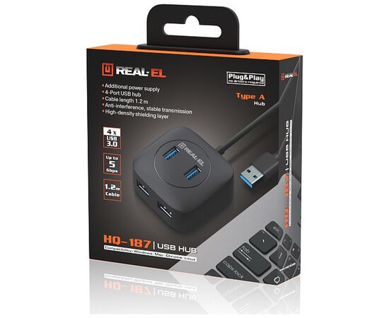 Концентратор REAL-EL HQ-187 black (EL123110010), изображение 9 Концентратор REAL-EL HQ-187 black (EL123110010), изображение 9