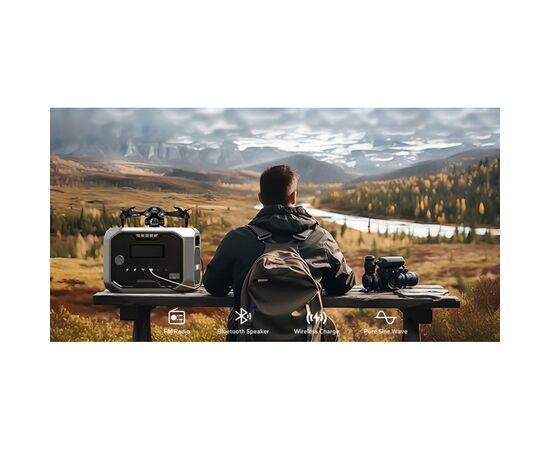 Зарядна станція Marsriva MP12 1200W, 1310Wh (MP12), зображення 4 Зарядна станція Marsriva MP12 1200W, 1310Wh (MP12), зображення 4