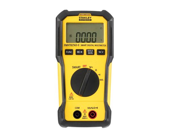 Цифровой мультиметр Stanley FATMAX, двойной дисплей САТ III, до 600В, 10А (FMHT82563-0), изображение 2 Цифровой мультиметр Stanley FATMAX, двойной дисплей САТ III, до 600В, 10А (FMHT82563-0), изображение 2