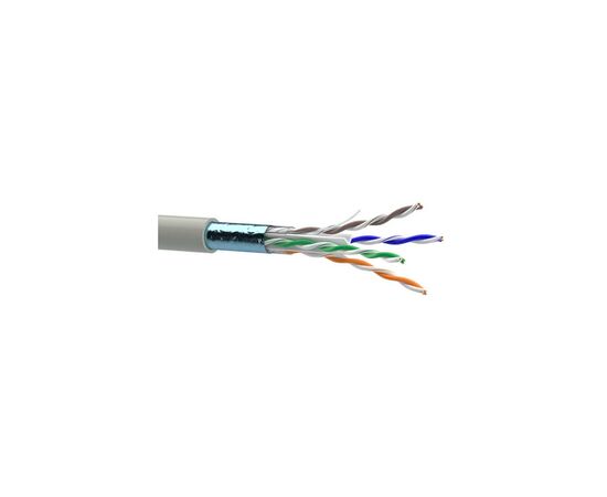 Кабель мережевий OK-Net FTP 305м, cat.6, малодимний (F/UTP-cat.6 LSOH) (КПВонг-HFЭ-ВП (250) 4*2*0,54)