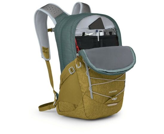 Рюкзак туристический Osprey Quasar 26 green tunnel/brindle brown O/S (009.3646), изображение 4 Рюкзак туристический Osprey Quasar 26 green tunnel/brindle brown O/S (009.3646), изображение 4