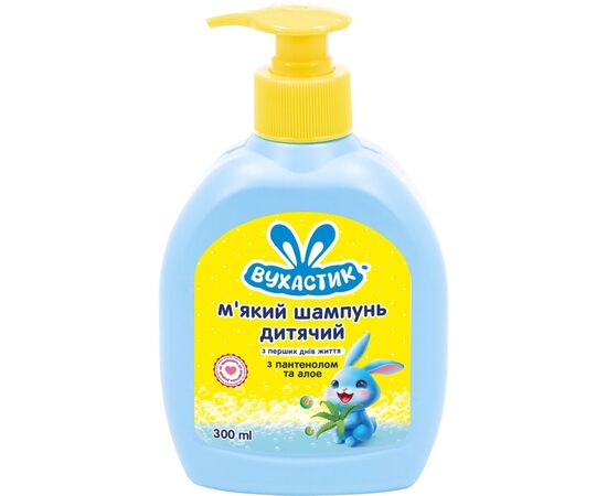 Детский шампунь Вухастик 2 в 1 С алоэ и пантенолом 300 мл (4820268100849)