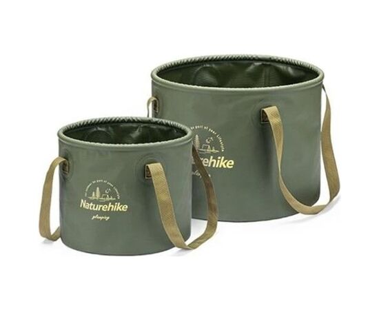 Ведро складное Naturehike ПВХ NH20SJ040 20 л зелене (6927595764640), изображение 5 Ведро складное Naturehike ПВХ NH20SJ040 20 л зелене (6927595764640), изображение 5