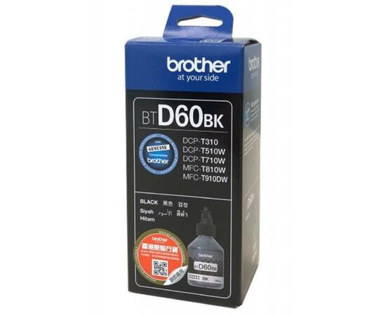 Контейнер с чернилами Brother BT-D60BK 108ml (BTD60Bk), изображение 2 Контейнер с чернилами Brother BT-D60BK 108ml (BTD60Bk), изображение 2