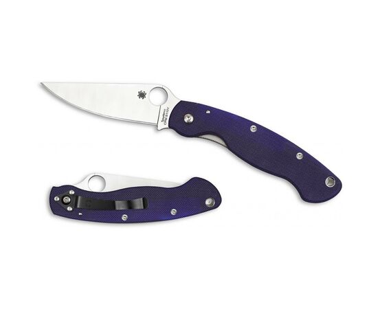 Нож Spyderco Military, S110V, синий (C36GPDBL), изображение 2 Нож Spyderco Military, S110V, синий (C36GPDBL), изображение 2