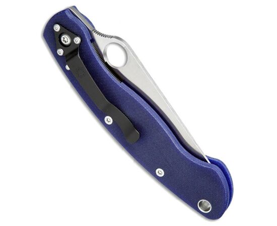 Нож Spyderco Military, S110V, синий (C36GPDBL), изображение 4 Нож Spyderco Military, S110V, синий (C36GPDBL), изображение 4