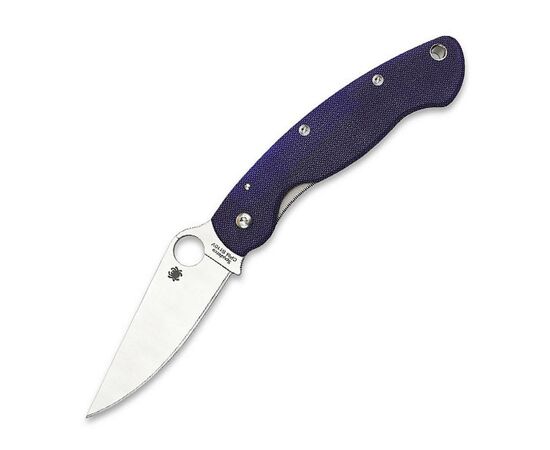 Ніж Spyderco Military, S110V, синий (C36GPDBL)