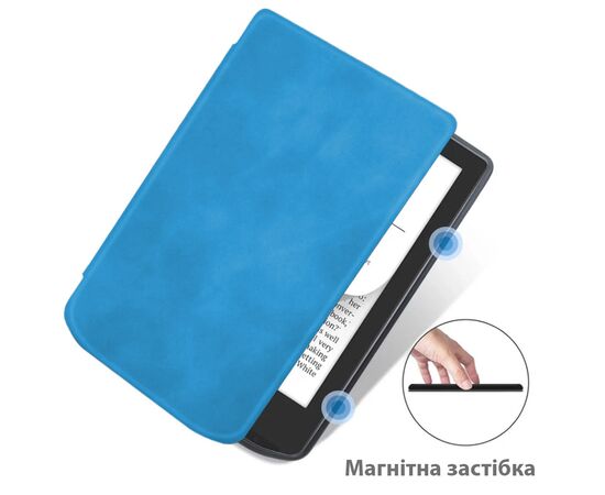 Чехол для электронной книги BeCover Smart Case PocketBook 629 Verse / 634 Verse Pro 6" Light Blue (710973), изображение 3 Чехол для электронной книги BeCover Smart Case PocketBook 629 Verse / 634 Verse Pro 6" Light Blue (710973), изображение 3