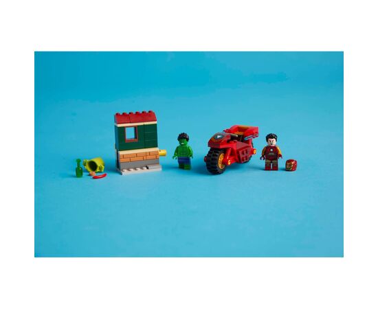 Конструктор LEGO Marvel Железный человек на мотоцикле и Галк 68 деталей (76287), изображение 11 Конструктор LEGO Marvel Железный человек на мотоцикле и Галк 68 деталей (76287), изображение 11