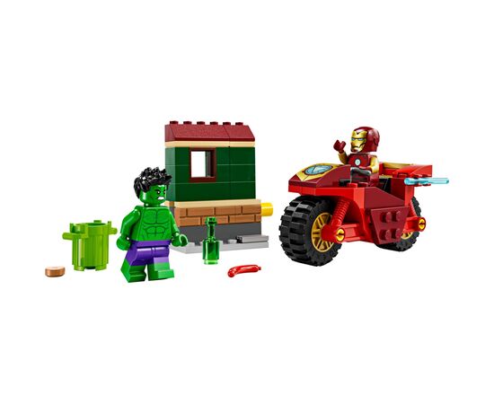 Конструктор LEGO Marvel Железный человек на мотоцикле и Галк 68 деталей (76287), изображение 2 Конструктор LEGO Marvel Железный человек на мотоцикле и Галк 68 деталей (76287), изображение 2