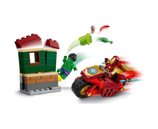 Конструктор LEGO Marvel Железный человек на мотоцикле и Галк 68 деталей (76287), изображение 5 Конструктор LEGO Marvel Железный человек на мотоцикле и Галк 68 деталей (76287), изображение 5