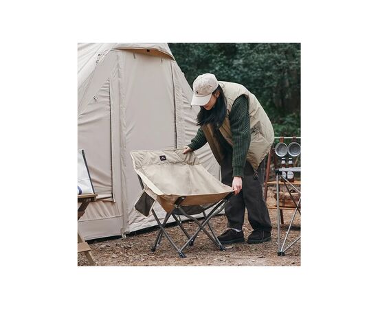 Кресло складное Naturehike YL04 NH18X004-Y 600D Oxford Бежеве (6975641888185), изображение 2 Кресло складное Naturehike YL04 NH18X004-Y 600D Oxford Бежеве (6975641888185), изображение 2