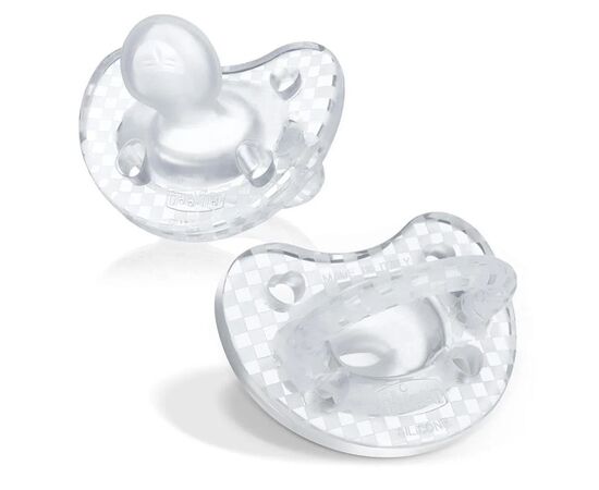 Пустышка Chicco Physioforma Crystal силиконовая от 16 до 36 месяцев 2 шт (73086.31), изображение 2 Пустышка Chicco Physioforma Crystal силиконовая от 16 до 36 месяцев 2 шт (73086.31), изображение 2