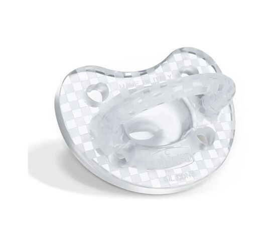 Пустышка Chicco Physioforma Crystal силиконовая от 6 до 16 месяцев 2 шт (73087.31), изображение 3 Пустышка Chicco Physioforma Crystal силиконовая от 6 до 16 месяцев 2 шт (73087.31), изображение 3