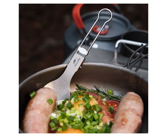 Ложка-виделка туристична Naturehike титанова NH19C001-J (6927595734766), зображення 4 Ложка-виделка туристична Naturehike титанова NH19C001-J (6927595734766), зображення 4