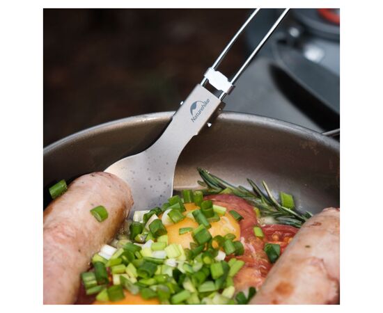 Ложка-виделка туристична Naturehike титанова NH19C001-J (6927595734766), зображення 5 Ложка-виделка туристична Naturehike титанова NH19C001-J (6927595734766), зображення 5