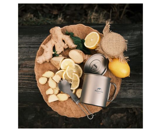 Ложка-виделка туристична Naturehike титанова NH19C001-J (6927595734766), зображення 7 Ложка-виделка туристична Naturehike титанова NH19C001-J (6927595734766), зображення 7