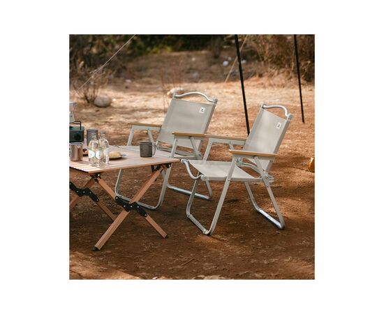 Кресло складное Naturehike CNK2300JU012 бежеве (6976023926877), изображение 2 Кресло складное Naturehike CNK2300JU012 бежеве (6976023926877), изображение 2