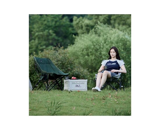 Кресло складное Naturehike CNK23JU0001 темно-зелене (6976023929724), изображение 2