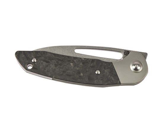 Нож Artisan Tylos S35VN Titanium and Marbled CF (1854G-MCF), изображение 3 Нож Artisan Tylos S35VN Titanium and Marbled CF (1854G-MCF), изображение 3