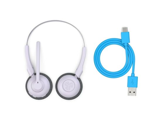 Наушники Jlab GO Work Pop Lilac (IEUHBGWRKPOPRLLC4), изображение 5 Наушники Jlab GO Work Pop Lilac (IEUHBGWRKPOPRLLC4), изображение 5