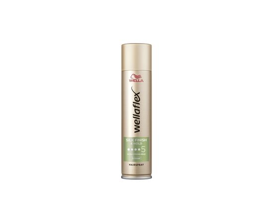 Лак для волосся WellaFlex Silk Finish & Hold 5 Ultra Strong Hold 400 мл (4056800706198)