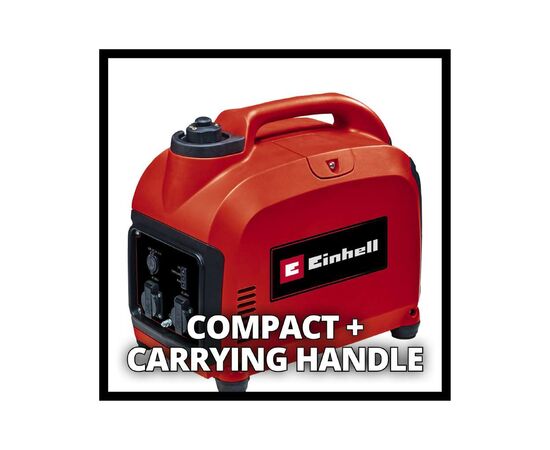 Генератор Einhell инверторный TC-IG 2000, 230В (1 фаза), 1.8/2kW, ручной старт, 21.6кг (4152590), изображение 2 Генератор Einhell инверторный TC-IG 2000, 230В (1 фаза), 1.8/2kW, ручной старт, 21.6кг (4152590), изображение 2