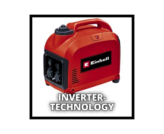 Генератор Einhell инверторный TC-IG 2000, 230В (1 фаза), 1.8/2kW, ручной старт, 21.6кг (4152590), изображение 3 Генератор Einhell инверторный TC-IG 2000, 230В (1 фаза), 1.8/2kW, ручной старт, 21.6кг (4152590), изображение 3