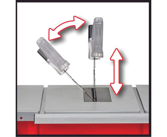 Дисковая пила Einhell TC-TS 254 U циркулярная настольная, 2200Вт, диск 254х30мм (4340510), изображение 5