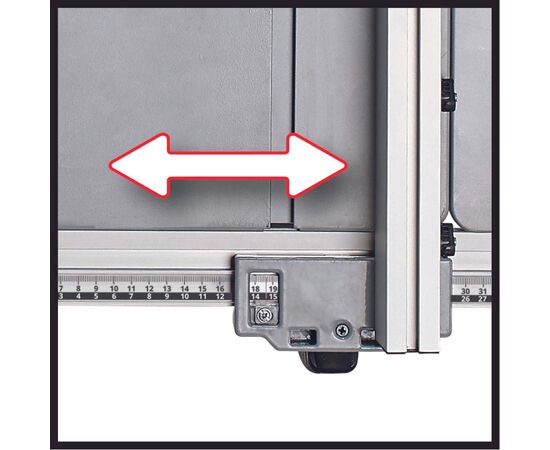 Дисковая пила Einhell TC-TS 254 U циркулярная настольная, 2200Вт, диск 254х30мм (4340510), изображение 6