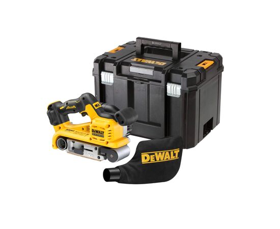 Шлифовальная машина DeWALT XR Li-Ion 18 В, 198-320 м/мин, лента 75х533 мм, TSTAK (без АКБ и ЗУ) (DCW220NT), изображение 10 Шлифовальная машина DeWALT XR Li-Ion 18 В, 198-320 м/мин, лента 75х533 мм, TSTAK (без АКБ и ЗУ) (DCW220NT), изображение 10