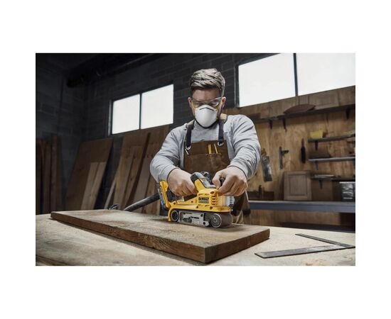 Шлифовальная машина DeWALT XR Li-Ion 18 В, 198-320 м/мин, лента 75х533 мм (без АКБ и ЗУ) (DCW220N), изображение 11 Шлифовальная машина DeWALT XR Li-Ion 18 В, 198-320 м/мин, лента 75х533 мм (без АКБ и ЗУ) (DCW220N), изображение 11