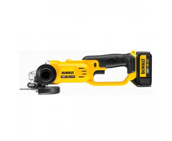 Шлифовальная машина DeWALT 18В XR Li-lon, 125 мм, 8000 об/мин, вес 2.2 кг (без АКБ и ЗУ) (DCG412N), изображение 3 Шлифовальная машина DeWALT 18В XR Li-lon, 125 мм, 8000 об/мин, вес 2.2 кг (без АКБ и ЗУ) (DCG412N), изображение 3