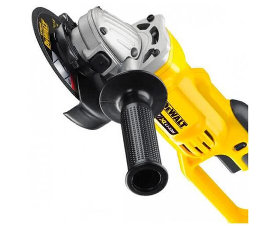 Шлифовальная машина DeWALT 18В XR Li-lon, 125 мм, 8000 об/мин, вес 2.2 кг (без АКБ и ЗУ) (DCG412N), изображение 4 Шлифовальная машина DeWALT 18В XR Li-lon, 125 мм, 8000 об/мин, вес 2.2 кг (без АКБ и ЗУ) (DCG412N), изображение 4
