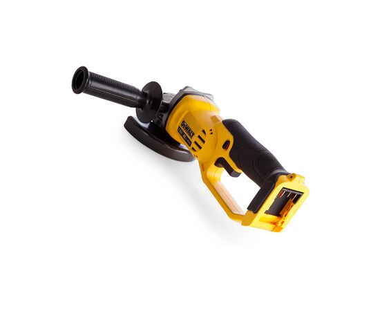 Шлифовальная машина DeWALT 18В XR Li-lon, 125 мм, 8000 об/мин, вес 2.2 кг (без АКБ и ЗУ) (DCG412N), изображение 7 Шлифовальная машина DeWALT 18В XR Li-lon, 125 мм, 8000 об/мин, вес 2.2 кг (без АКБ и ЗУ) (DCG412N), изображение 7