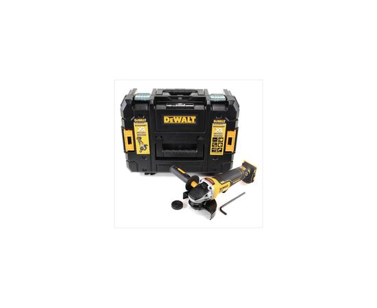 Шлифовальная машина DeWALT 18В XR Li-lon, 125 мм, 9000 об/мин, вес 1.74 кг, TSTAK (без АКБ и ЗУ) (DCG406NT), изображение 2 Шлифовальная машина DeWALT 18В XR Li-lon, 125 мм, 9000 об/мин, вес 1.74 кг, TSTAK (без АКБ и ЗУ) (DCG406NT), изображение 2