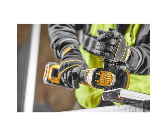 Шлифовальная машина DeWALT 18В XR Li-lon FLEXVOLT, 6Ah, 125 мм, 9000 об/мин, вес 1.81 кг (DCG409T1), изображение 7 Шлифовальная машина DeWALT 18В XR Li-lon FLEXVOLT, 6Ah, 125 мм, 9000 об/мин, вес 1.81 кг (DCG409T1), изображение 7
