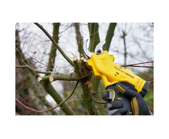 Секатор Stanley FATMAX акумуляторний ,18 В, Li-Ion, до 32 мм, 2,5 кг (без АКБ та ЗП) (SFMCPP32B), зображення 6 Секатор Stanley FATMAX акумуляторний ,18 В, Li-Ion, до 32 мм, 2,5 кг (без АКБ та ЗП) (SFMCPP32B), зображення 6