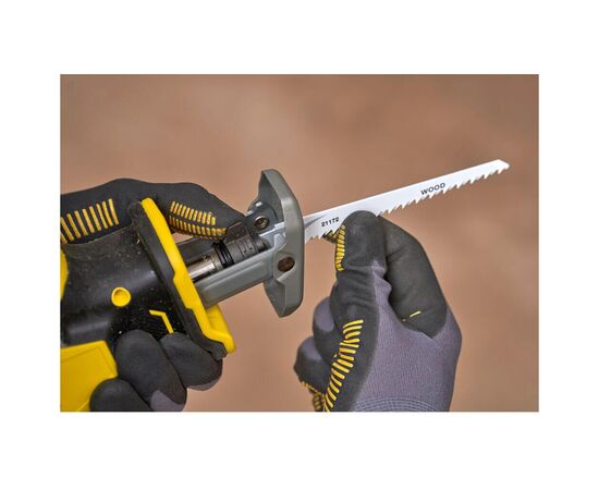 Сабельная пила Stanley FatMax безщёточная, 18ВLi-Ion, 0-2800 ход/мин, ход 19 мм (без АКБ и ЗУ) (SFMCS305B), изображение 10