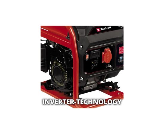 Генератор Einhell инверторный TC-IG 1100, 1100Вт, 3600об/мин, 1х230В, 4.35А, 6.5л, ручной старт (4152580), изображение 2 Генератор Einhell инверторный TC-IG 1100, 1100Вт, 3600об/мин, 1х230В, 4.35А, 6.5л, ручной старт (4152580), изображение 2