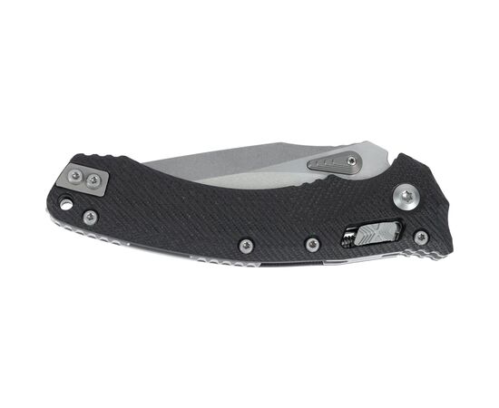 Ніж Microtech Amphibian Stonewash Black (137RL-10FLGTBK), зображення 3 Ніж Microtech Amphibian Stonewash Black (137RL-10FLGTBK), зображення 3